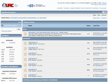 Tablet Screenshot of forums.networkautomation.com